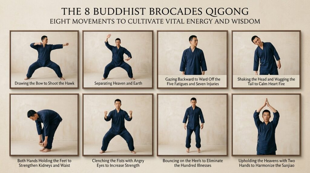 "Eight Brocades" or "Eight Pieces of Silk"